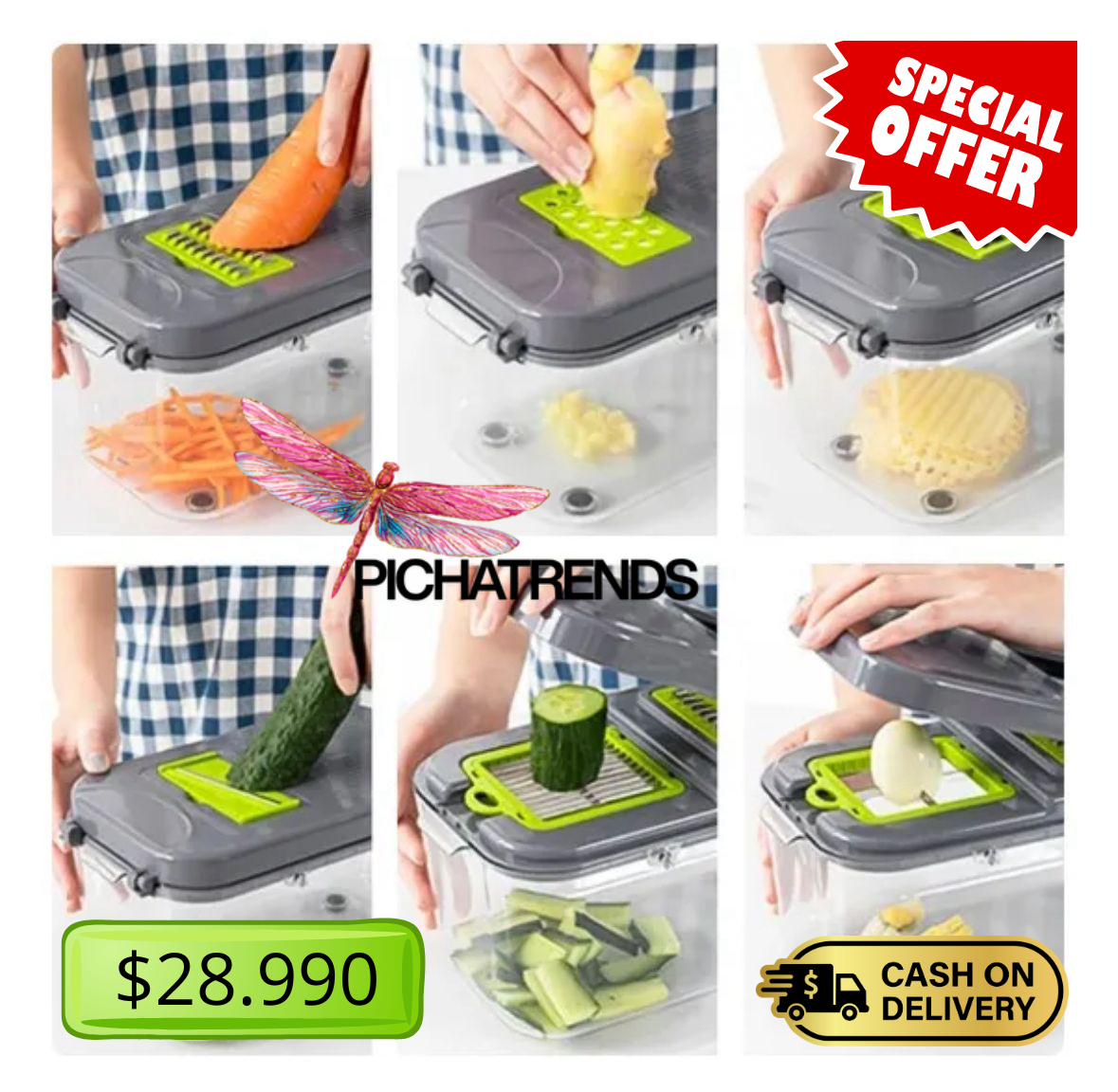 🥗🍉Picador De Verduras Y Frutas🍎🥕