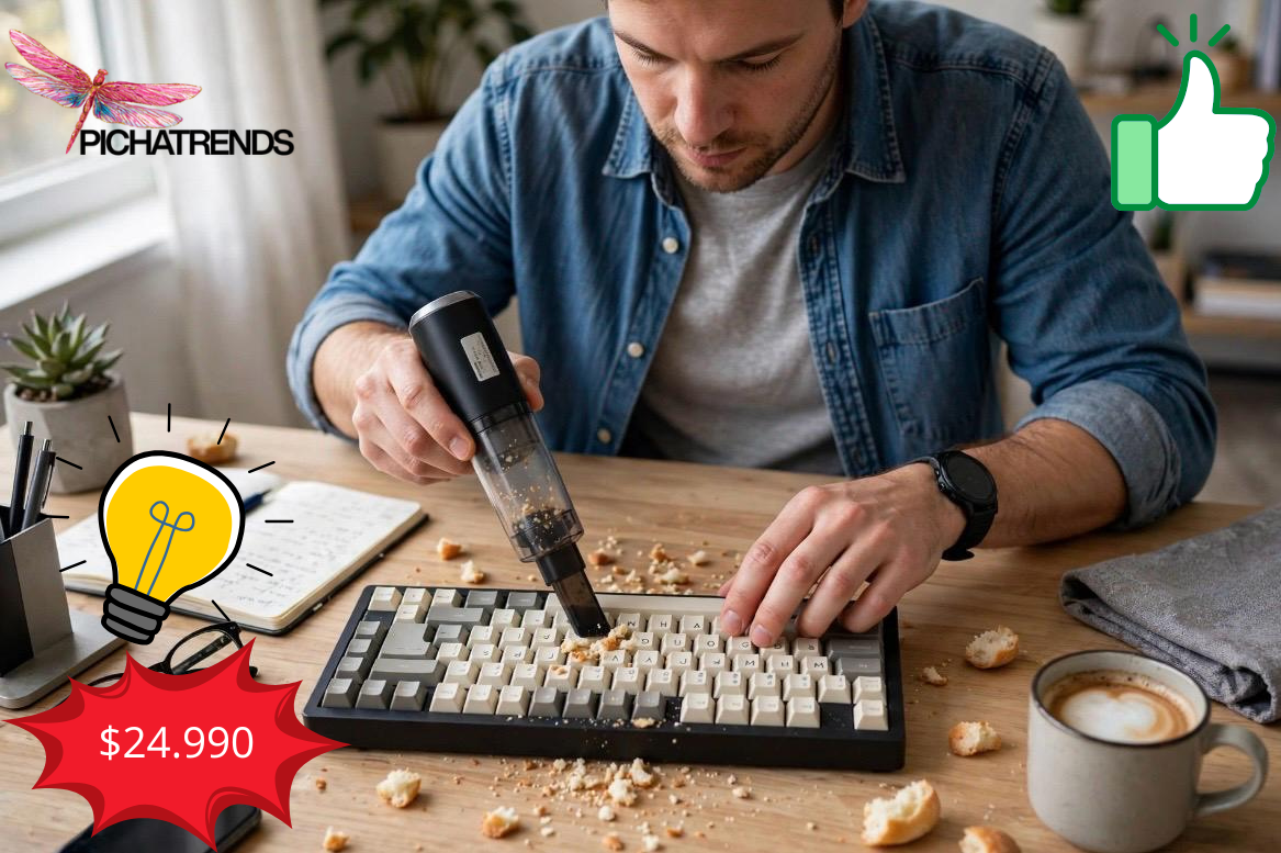 Mini Aspiradora Portátil Recargable