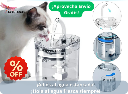 bebedero de agua para mascotas