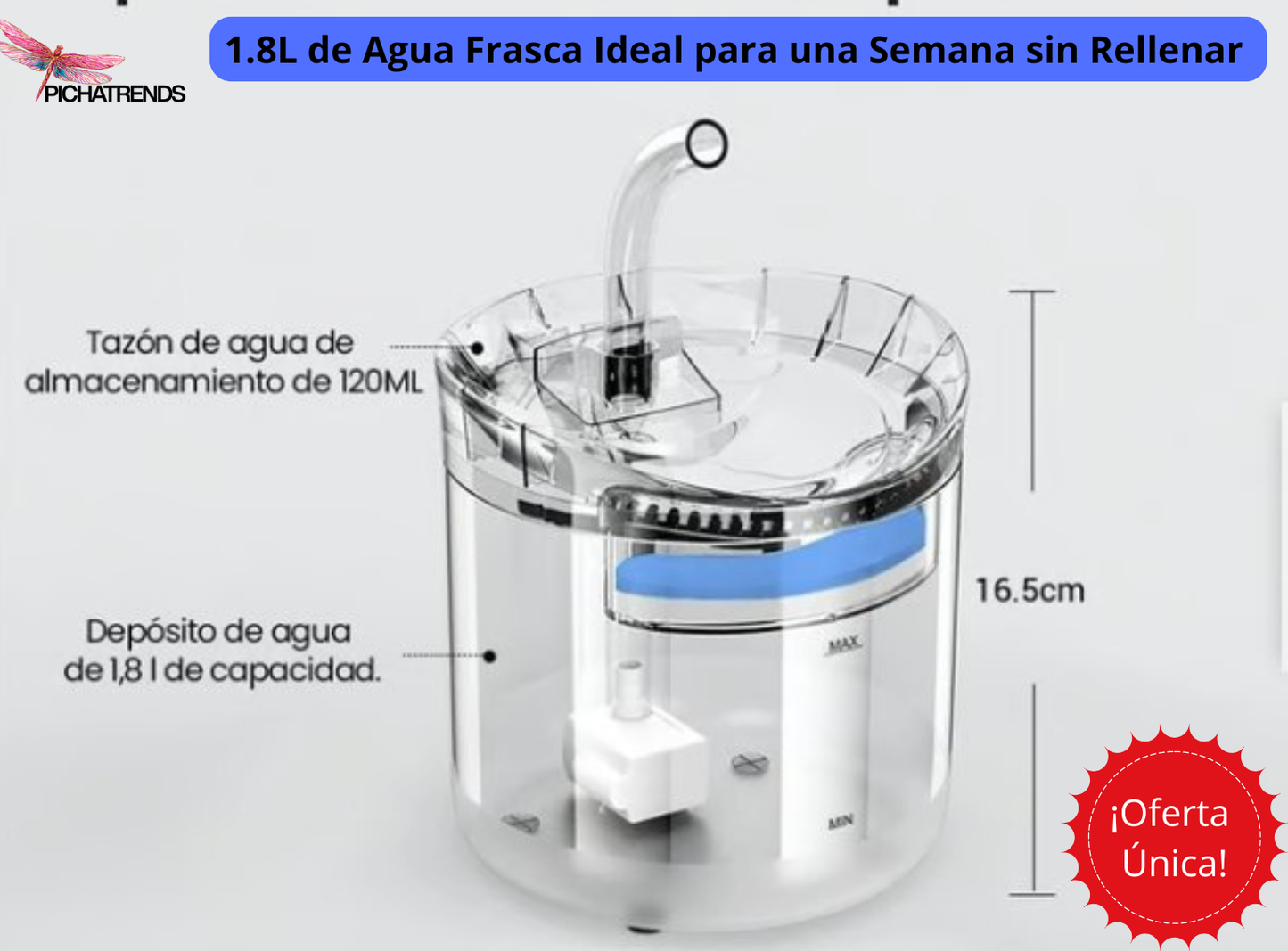bebedero de agua para mascotas