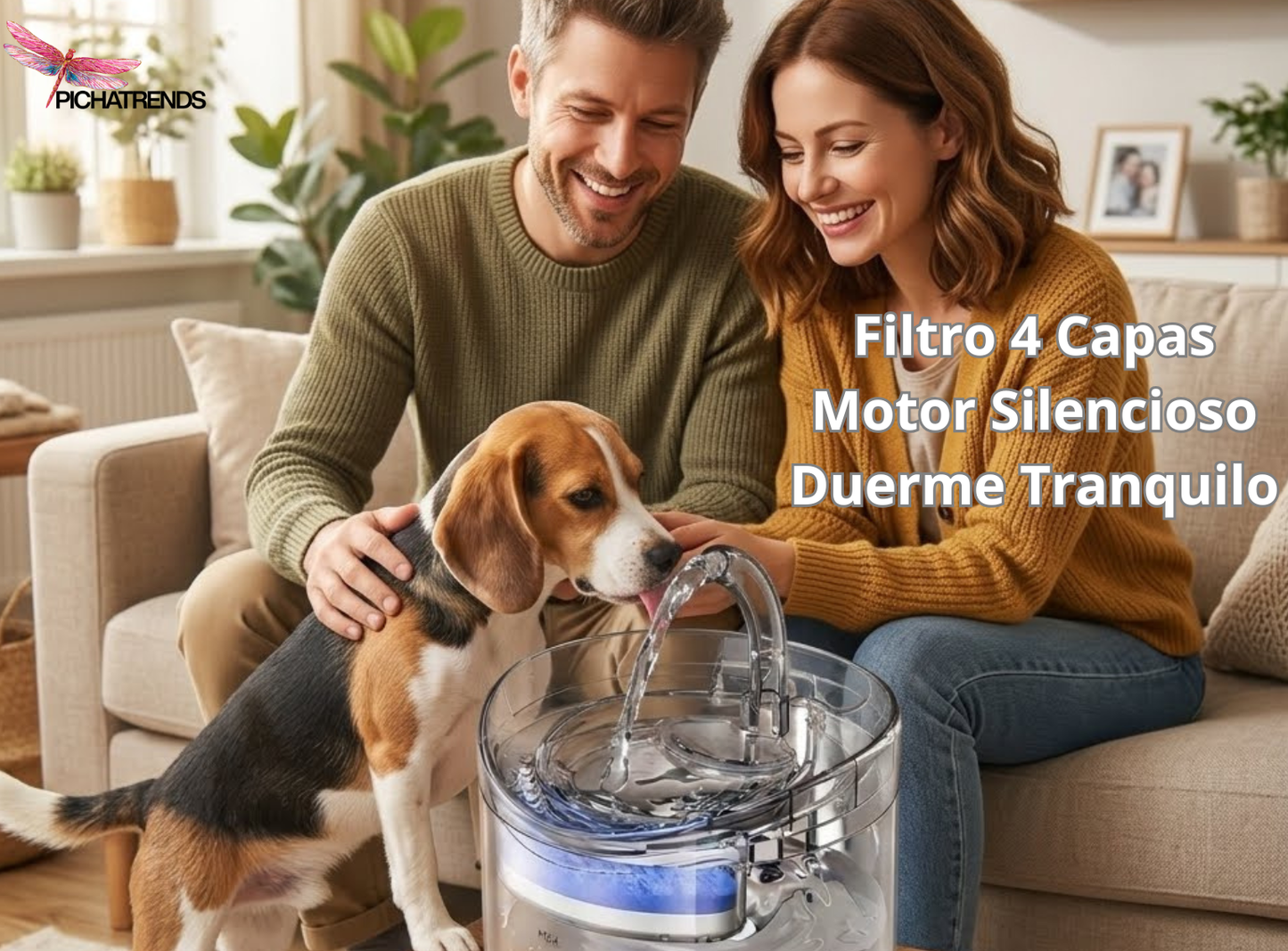 bebedero de agua para mascotas