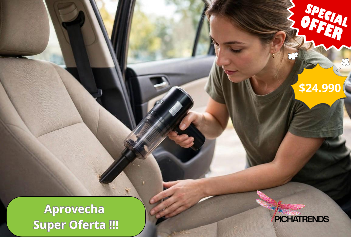 Mini Aspiradora Portátil Recargable