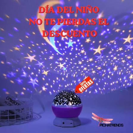 ✨✨Lámpara Proyectora Giratoria de Cielo Estrellado✨✨